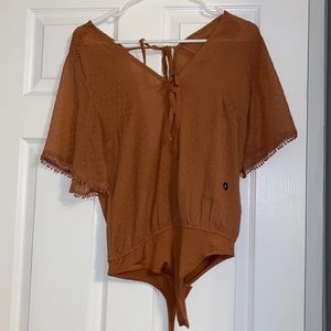 ABERCROMBIE and FITCH bodysuit with sleeves